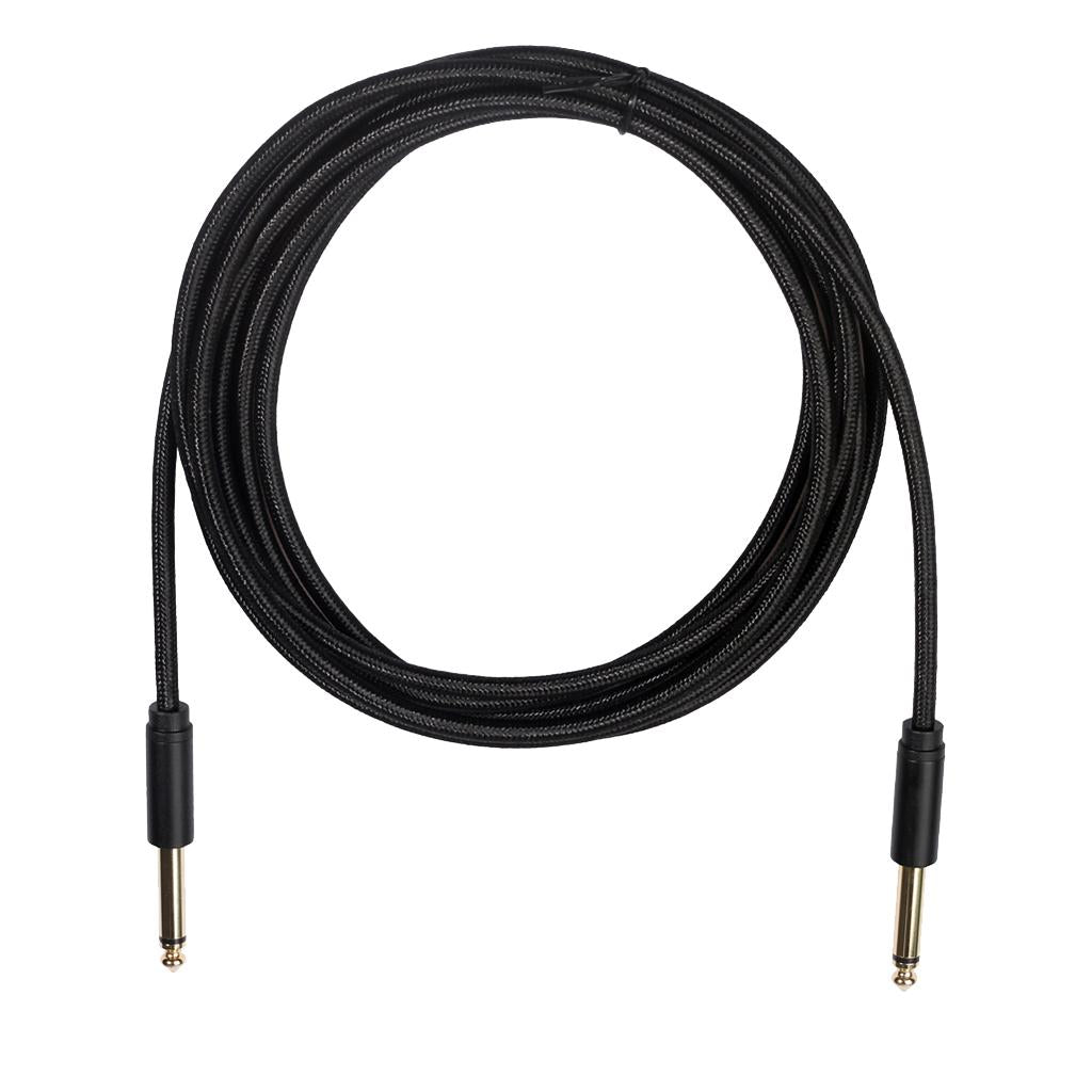Straight Gold 6.35mm Male to Male Connector High Fidelity for Stage Studio