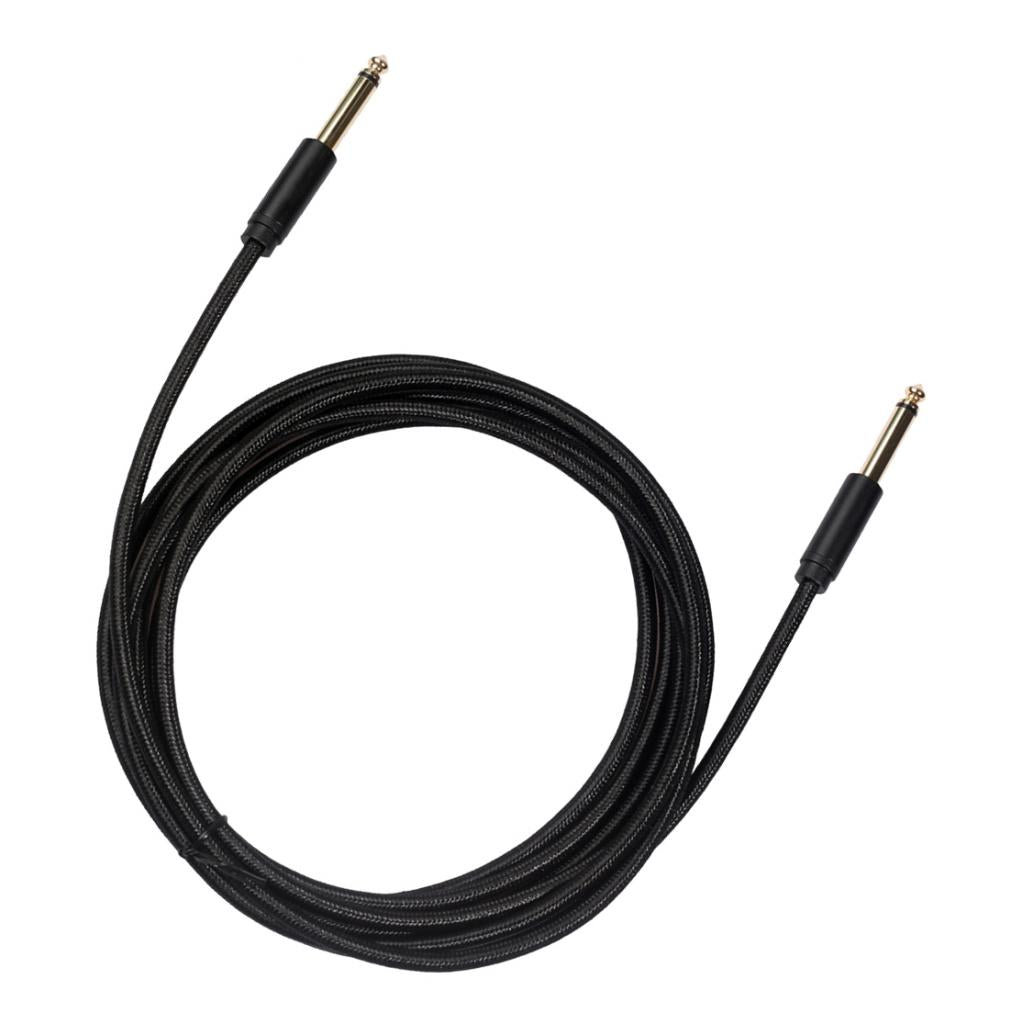 Straight Gold 6.35mm Male to Male Connector High Fidelity for Stage Studio