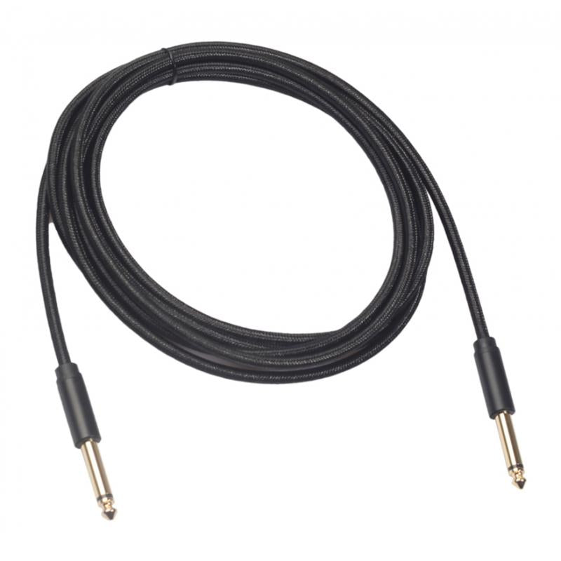 Straight Gold 6.35mm Male to Male Connector High Fidelity for Stage Studio