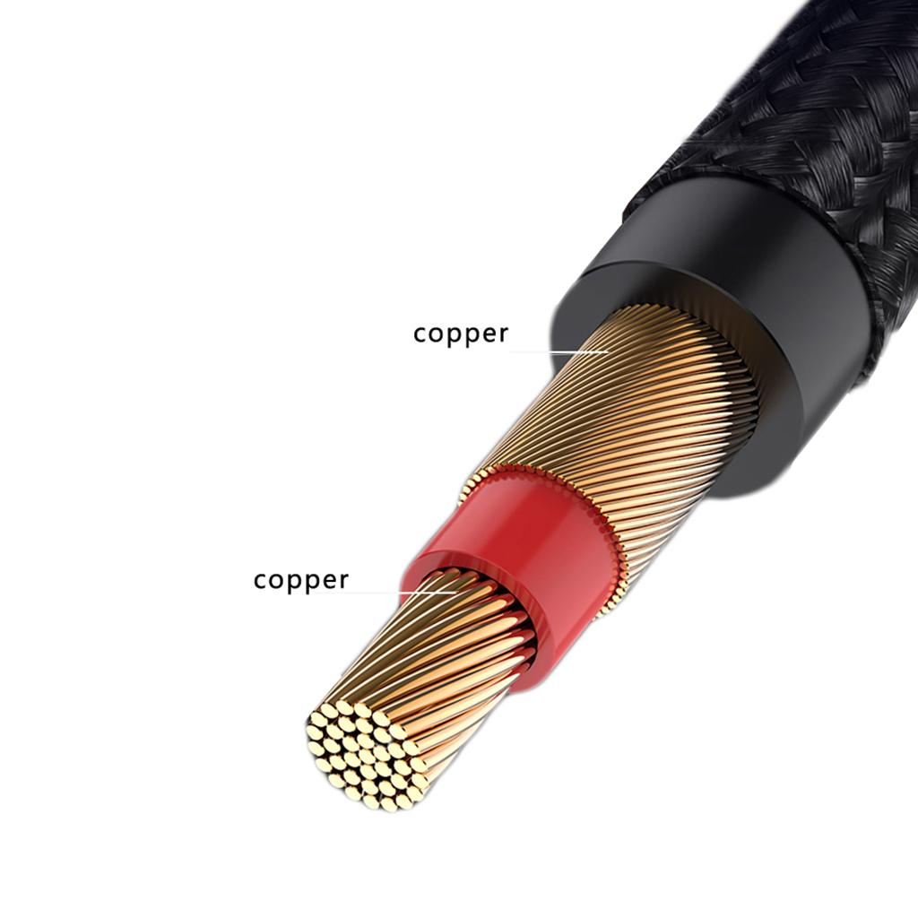 Straight Gold 6.35mm Male to Male Connector High Fidelity for Stage Studio