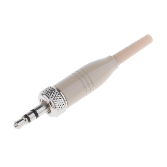1x 3.5mm Lock Stereo Jack Male Plug DIY Connector for Microphone Normal Skin