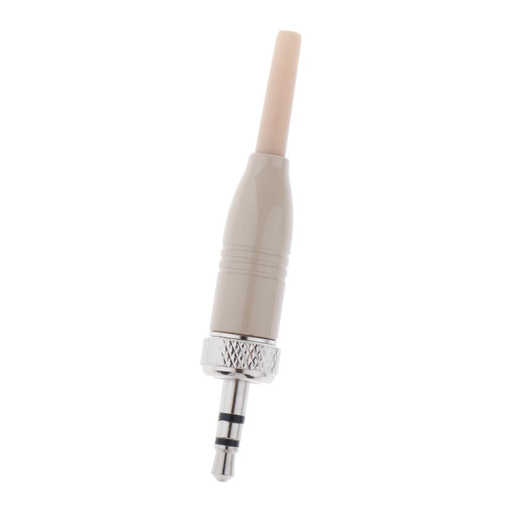 1x 3.5mm Lock Stereo Jack Male Plug DIY Connector for Microphone Normal Skin