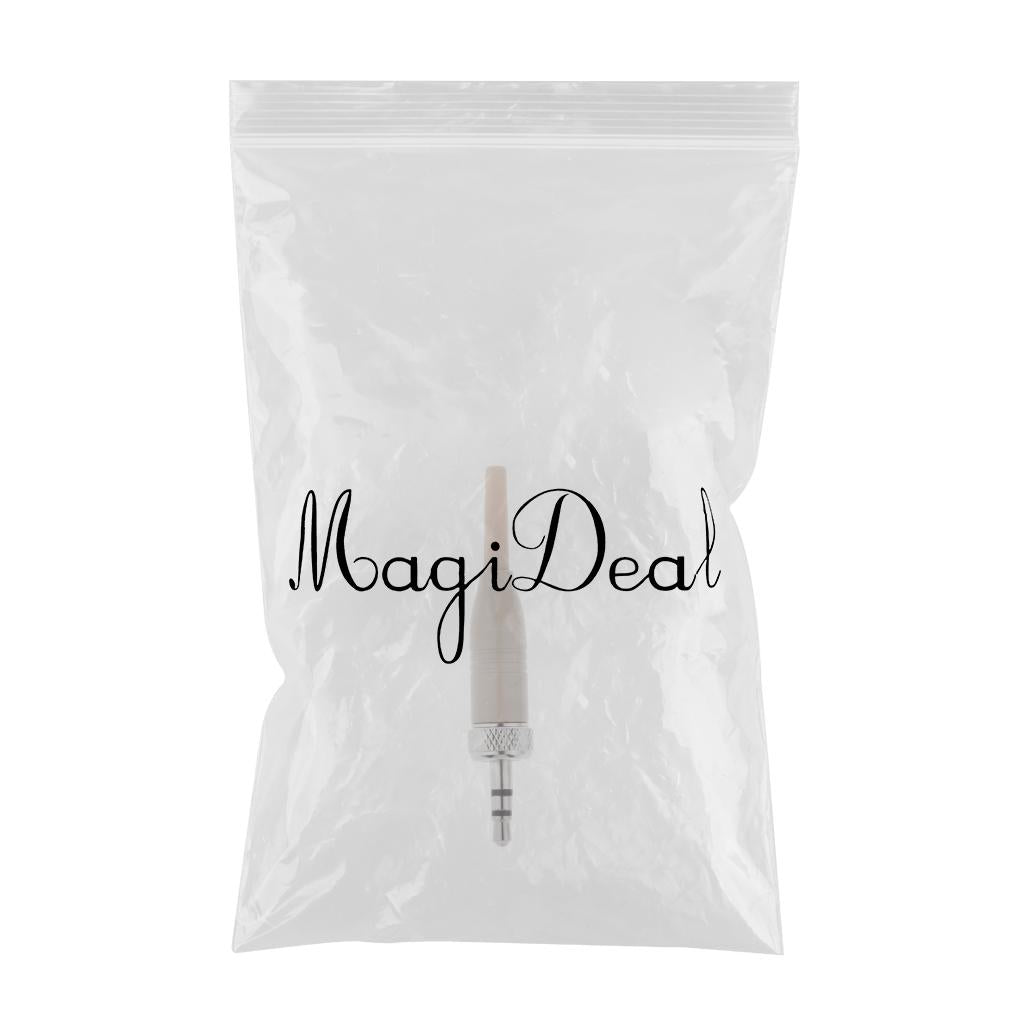1x 3.5mm Lock Stereo Jack Male Plug DIY Connector for Microphone Normal Skin
