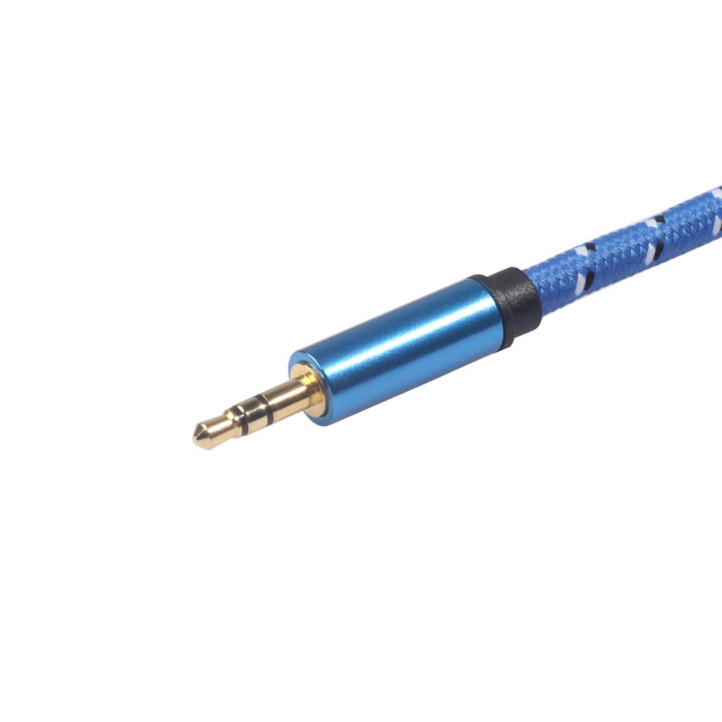 Audio Cable 3.5mm Male to XLR Male Stereo Audio Extension Cable Plug Blue