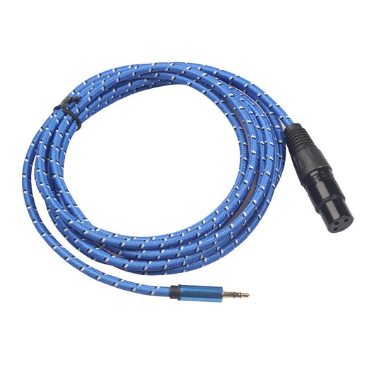 Audio Cable Cord Line 3.5mm Male to XLR Female Connection Plug Adapter