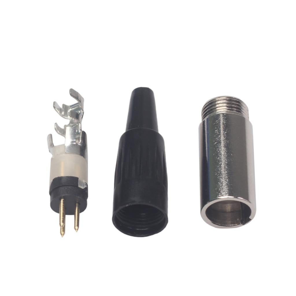 Mini XLR 3Pin Female Plug Small XLR Audio Microphone Connector Adapter