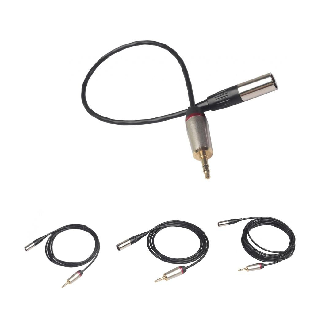 3.5mm Male to XLR Male Cable Cord Microphone Audio Connector Wire 0.3m