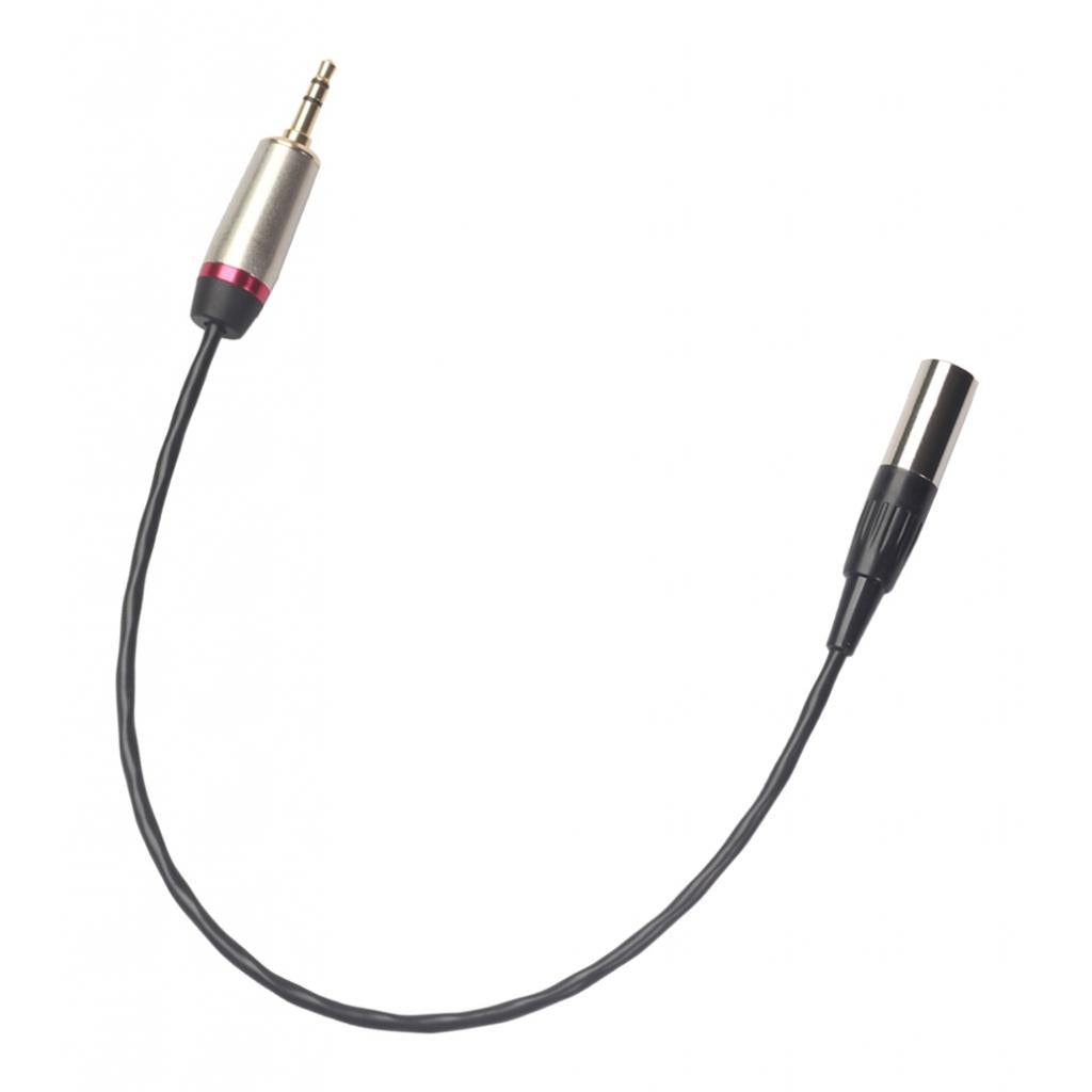 3.5mm Male to XLR Male Cable Cord Microphone Audio Connector Wire 0.3m