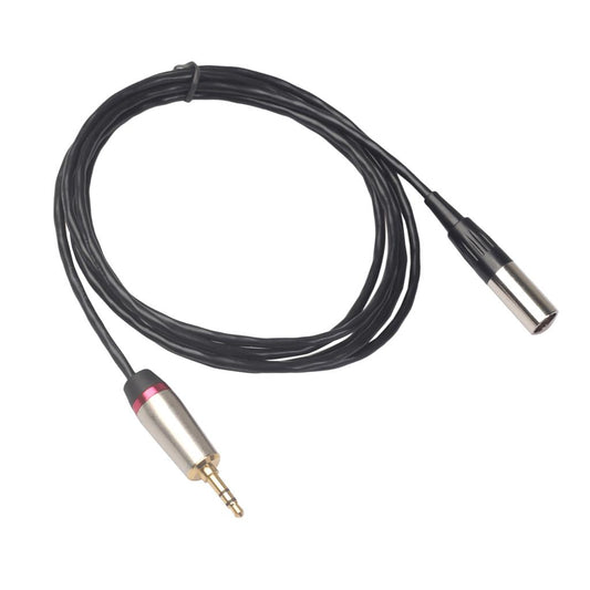 3.5mm Male to XLR Male Cable Cord Microphone Audio Connector Wire 1m