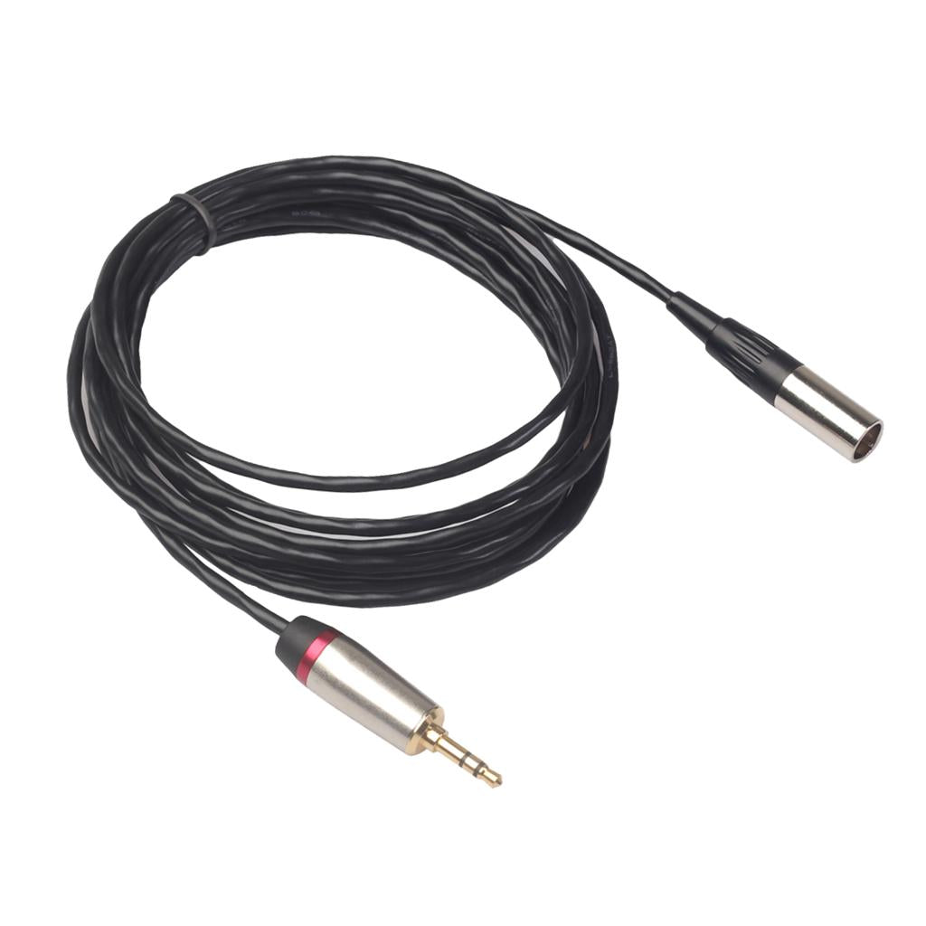 3.5mm Male to XLR Male Cable Cord Microphone Audio Connector Wire 3m