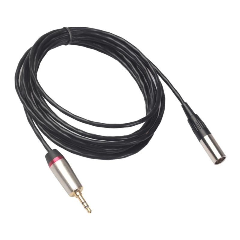 3.5mm Male to XLR Male Cable Cord Microphone Audio Connector Wire 3m