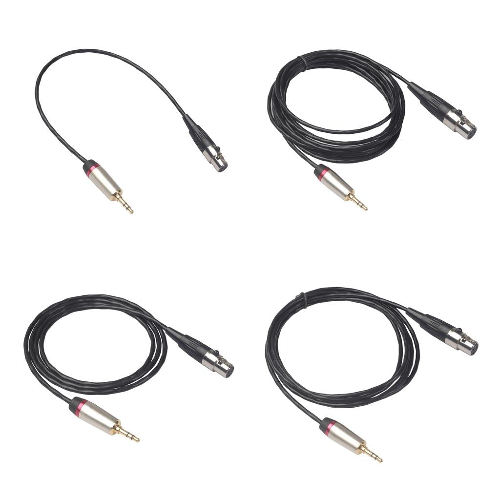 3.5mm Male to XLR Female Cable Cord Microphone Audio Connector Wire 0.3m