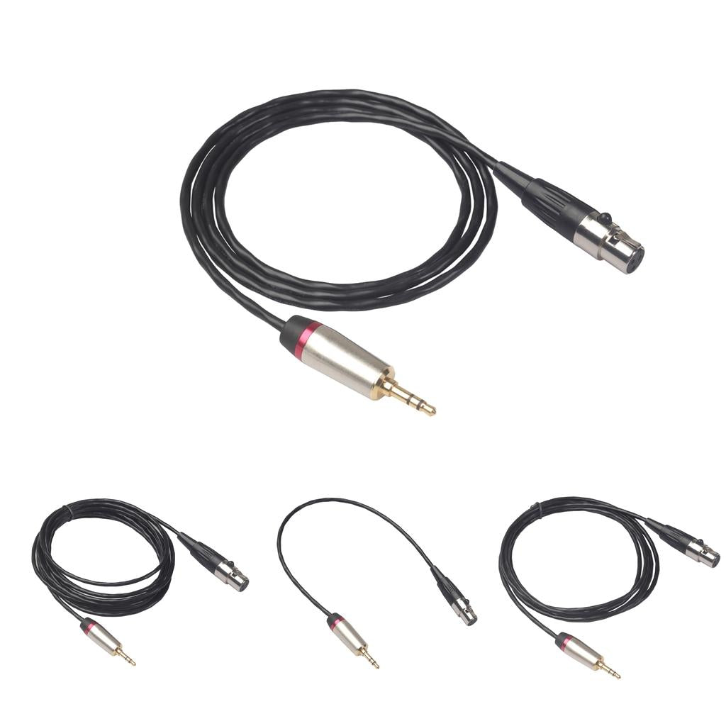 3.5mm Male to XLR Female Cable Cord Microphone Audio Connector Wire 0.3m