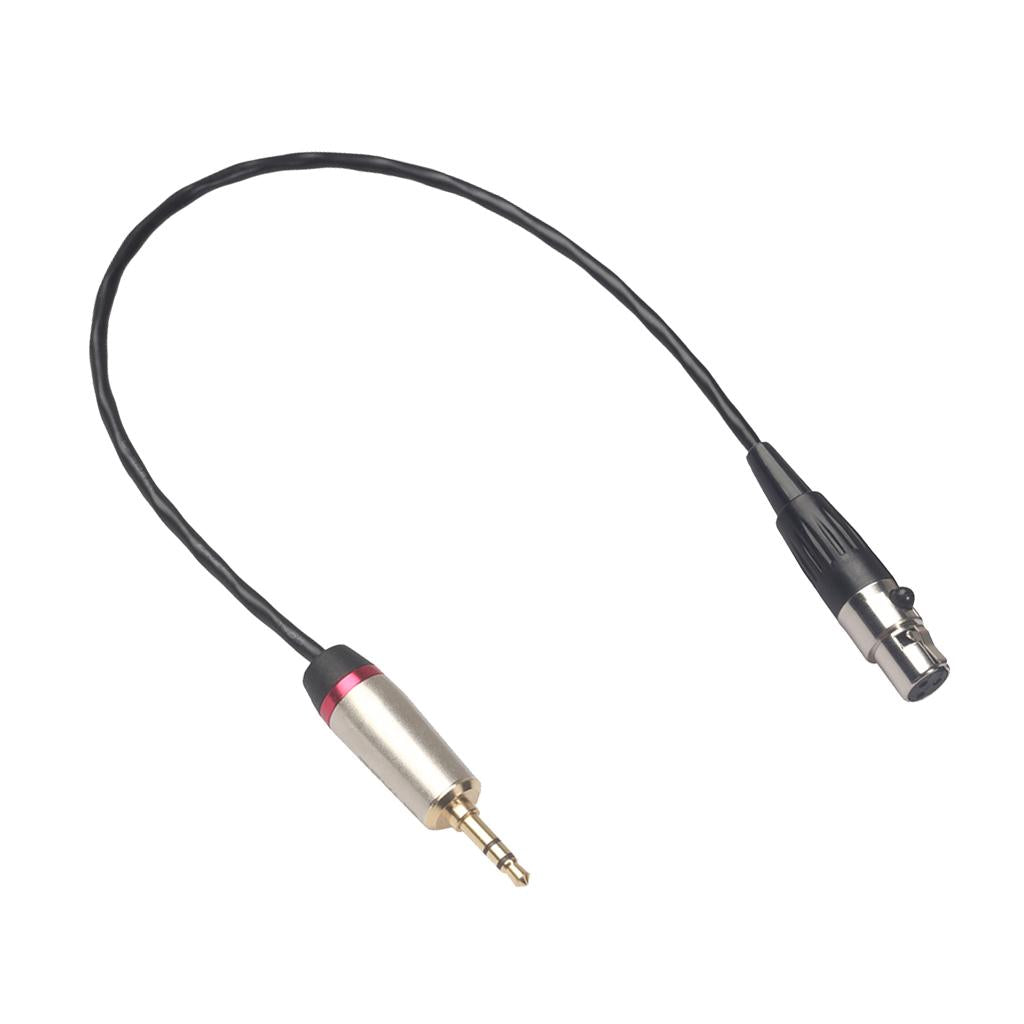 3.5mm Male to XLR Female Cable Cord Microphone Audio Connector Wire 0.3m