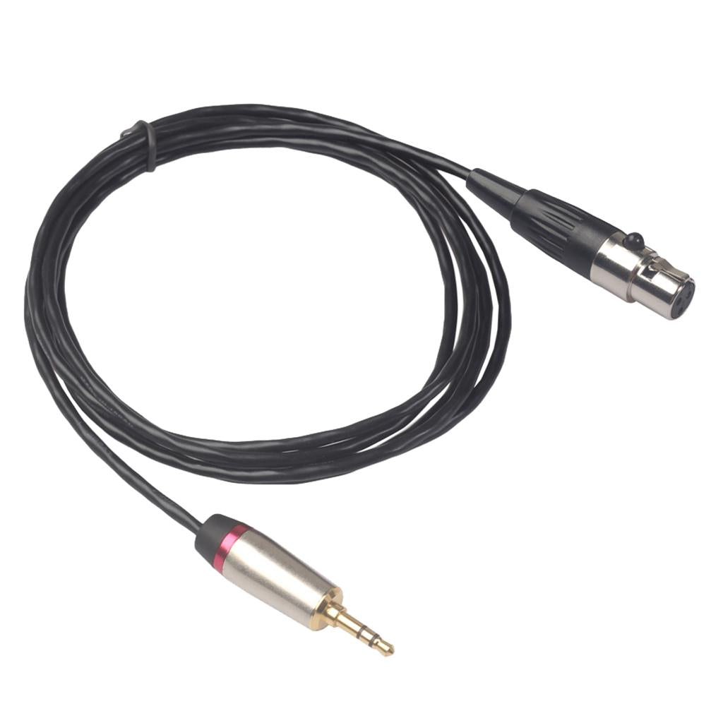 3.5mm Male to XLR Female Cable Cord Microphone Audio Connector Wire 2m