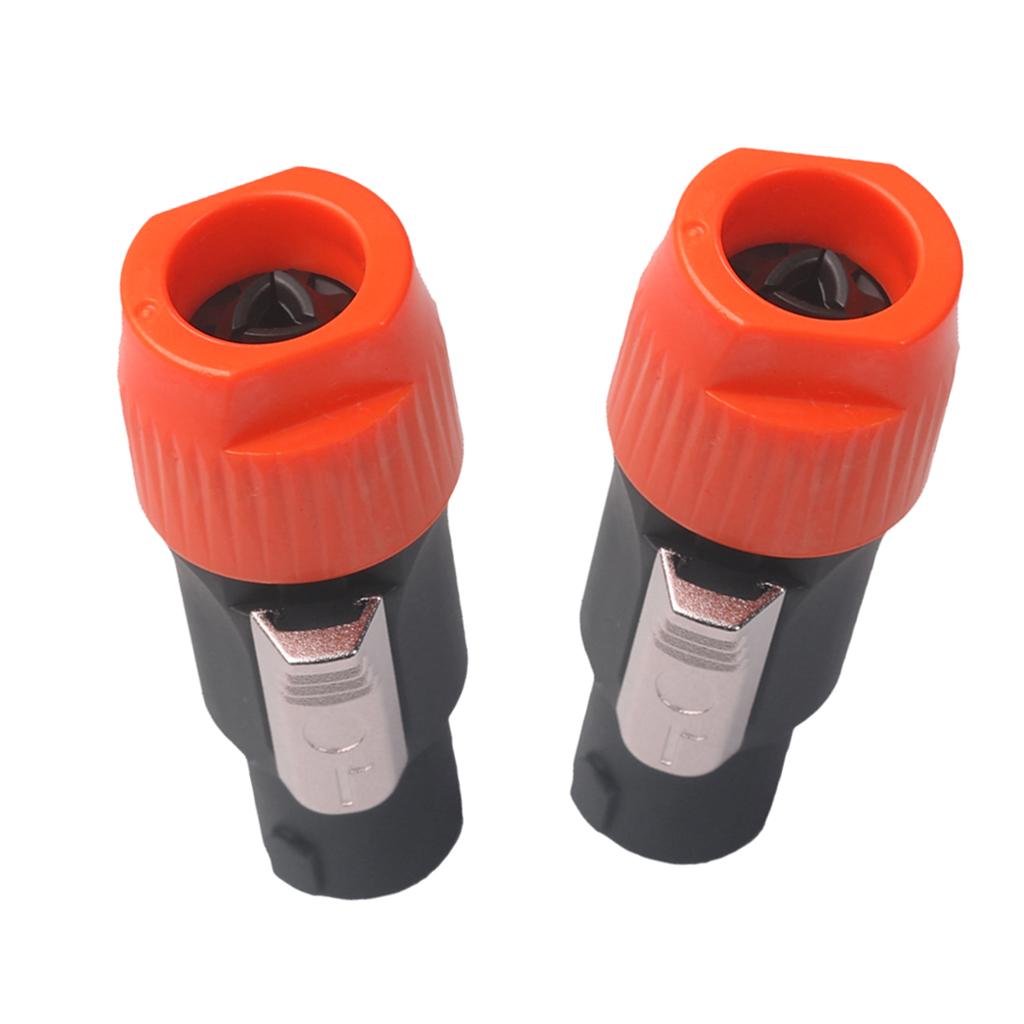 4pins NL4FC Speaker Connector Aviation Plug Professional Audio Plug red