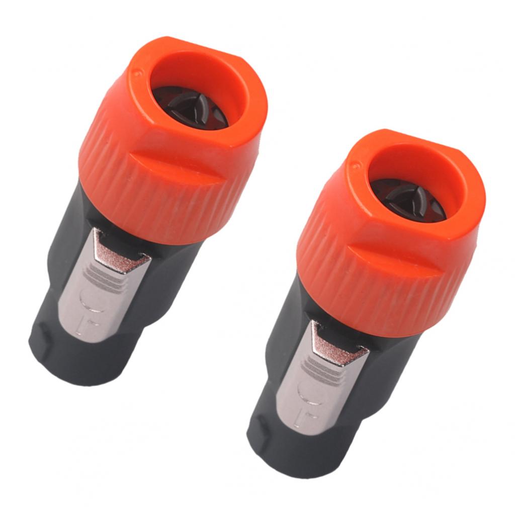 4pins NL4FC Speaker Connector Aviation Plug Professional Audio Plug red