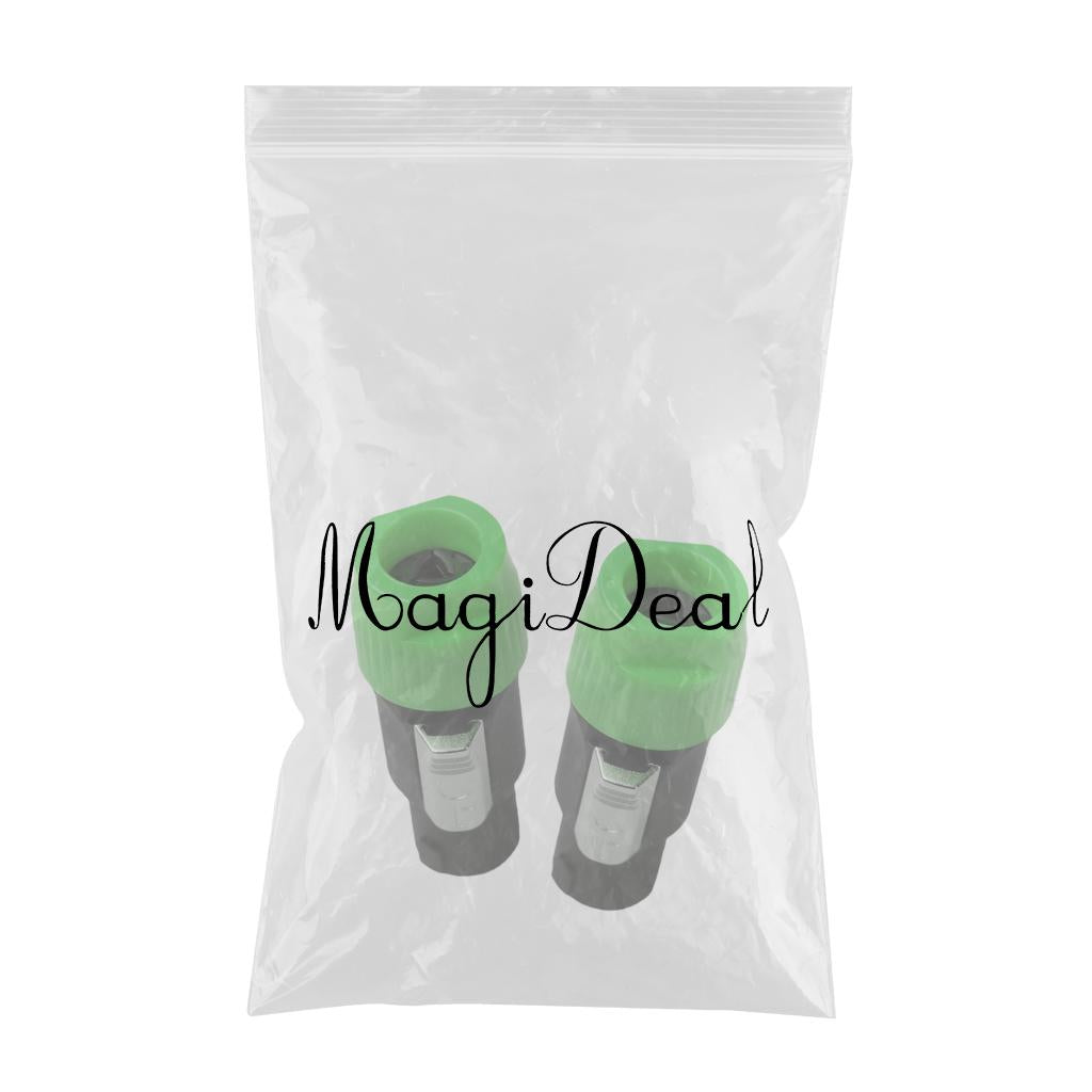 4pins NL4FC Speaker Connector Aviation Plug Professional Audio Plug green
