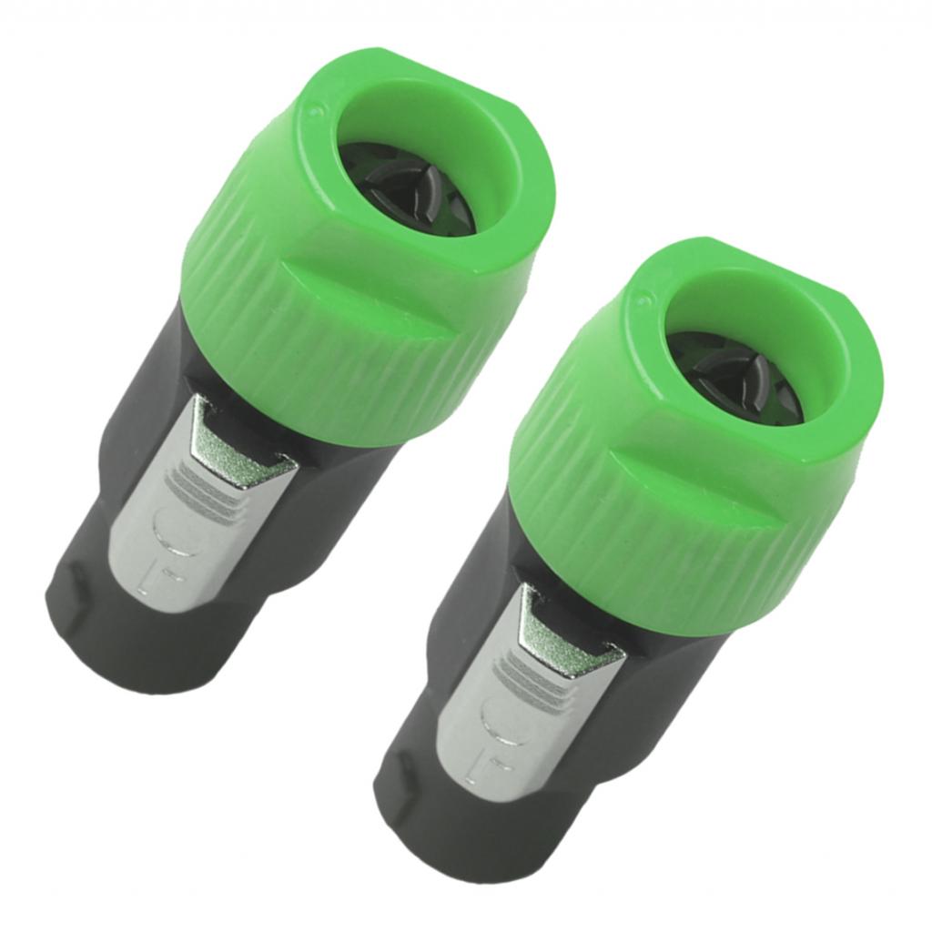 4pins NL4FC Speaker Connector Aviation Plug Professional Audio Plug green