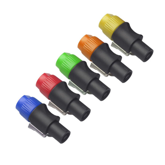 4pins NL4FC Speaker Connector Aviation Plug Professional Audio Plug yellow