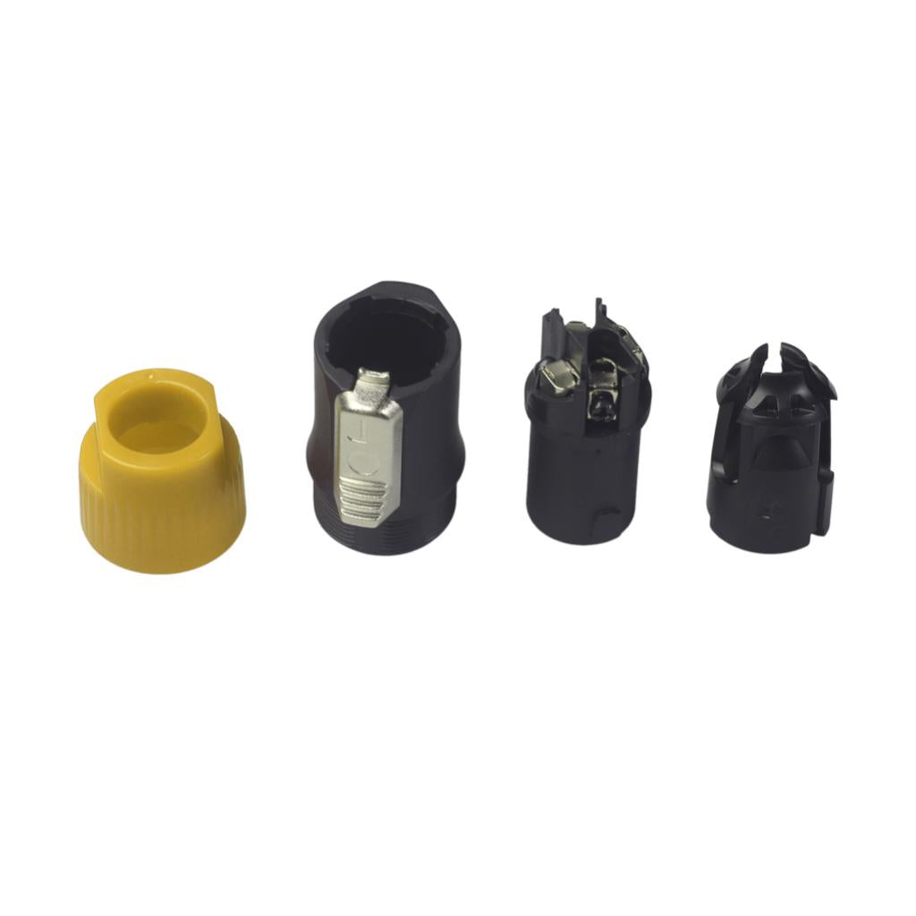 4pins NL4FC Speaker Connector Aviation Plug Professional Audio Plug yellow