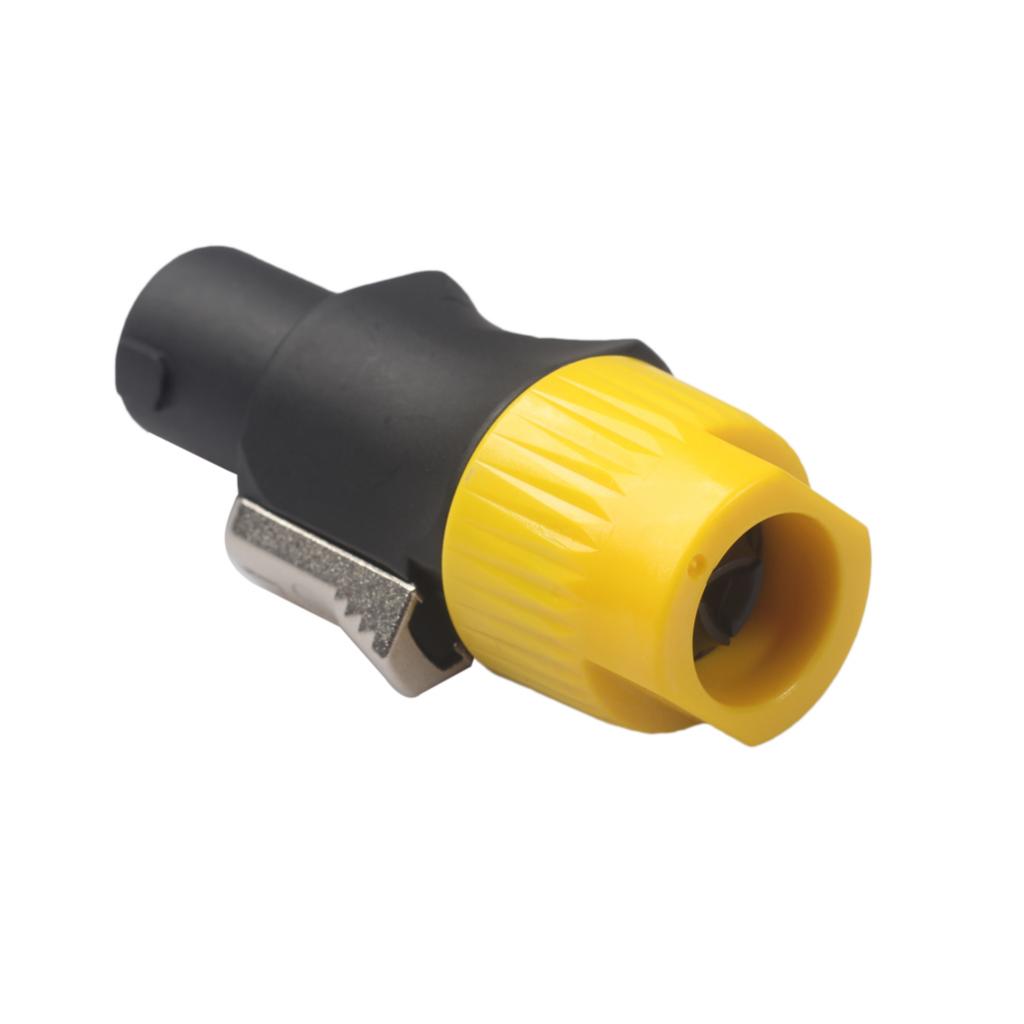 4pins NL4FC Speaker Connector Aviation Plug Professional Audio Plug yellow