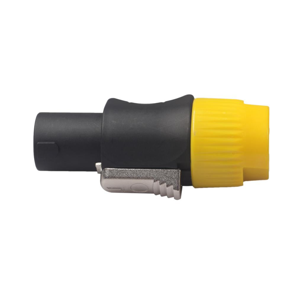 4pins NL4FC Speaker Connector Aviation Plug Professional Audio Plug yellow
