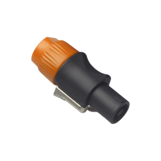 4pins NL4FC Speaker Connector Aviation Plug Professional Audio Plug orange