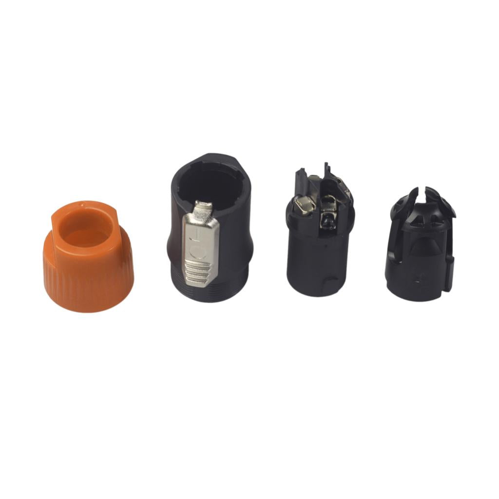 4pins NL4FC Speaker Connector Aviation Plug Professional Audio Plug orange