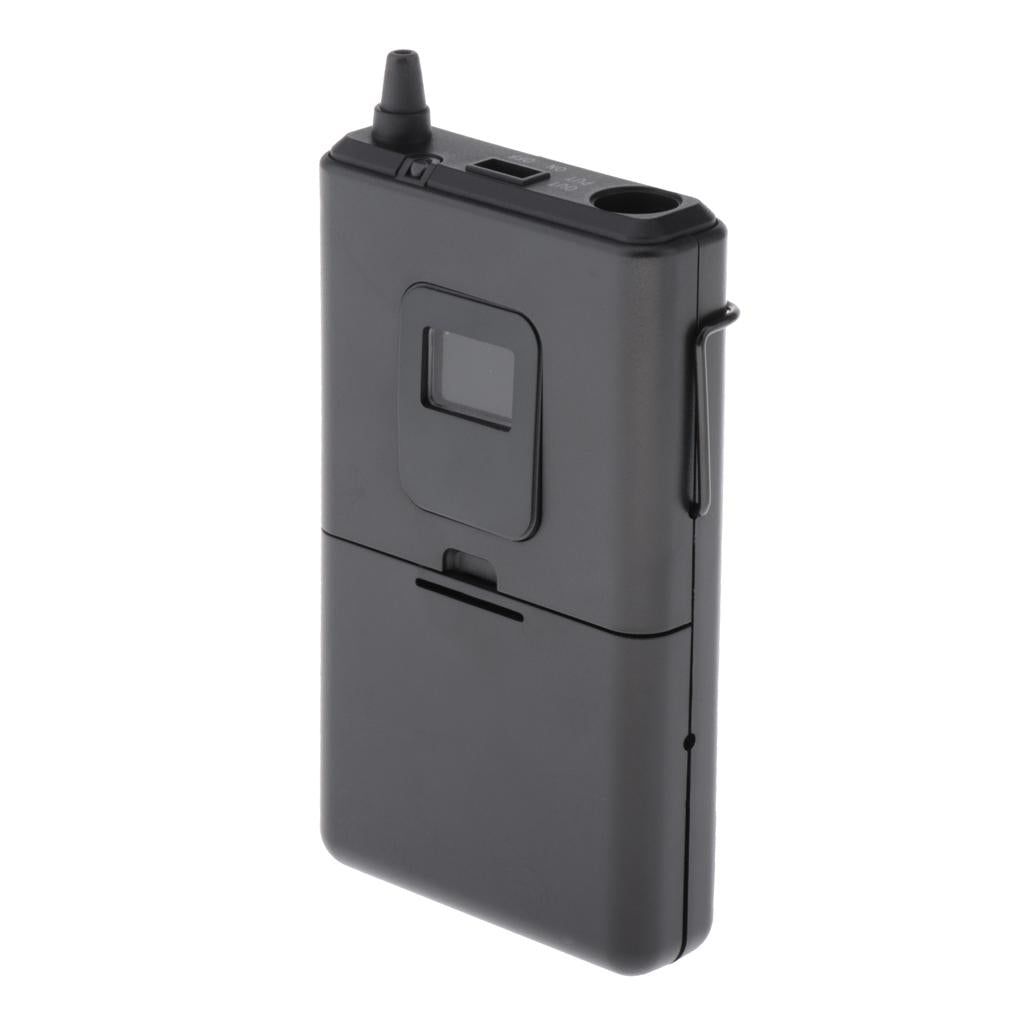 Plastic Bodypack Microphone Transmitter Housing Replacement Spare Black