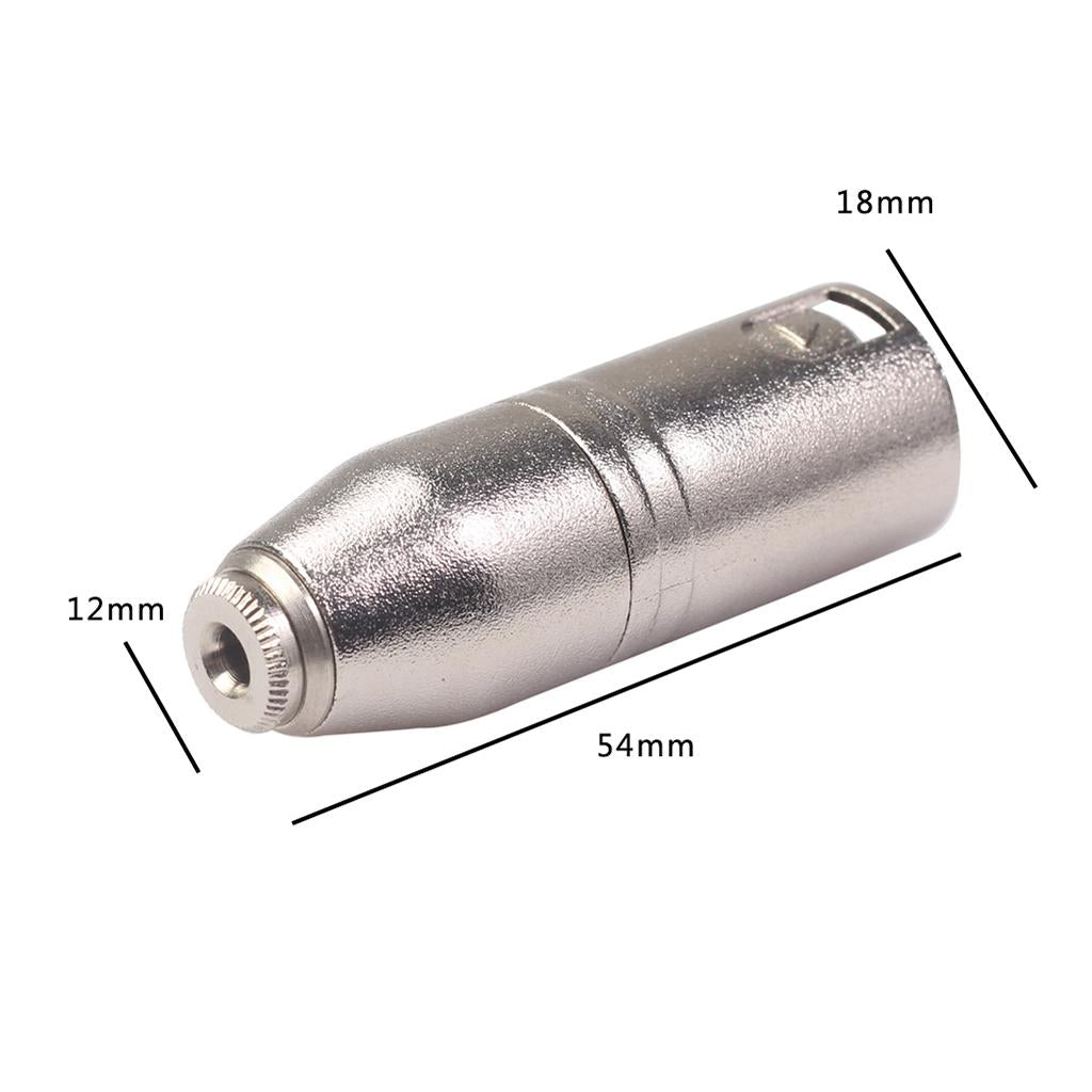 Alloy 3.5mm XLR 3-Pin Female to XLR 3-Pin Male Converter SA533