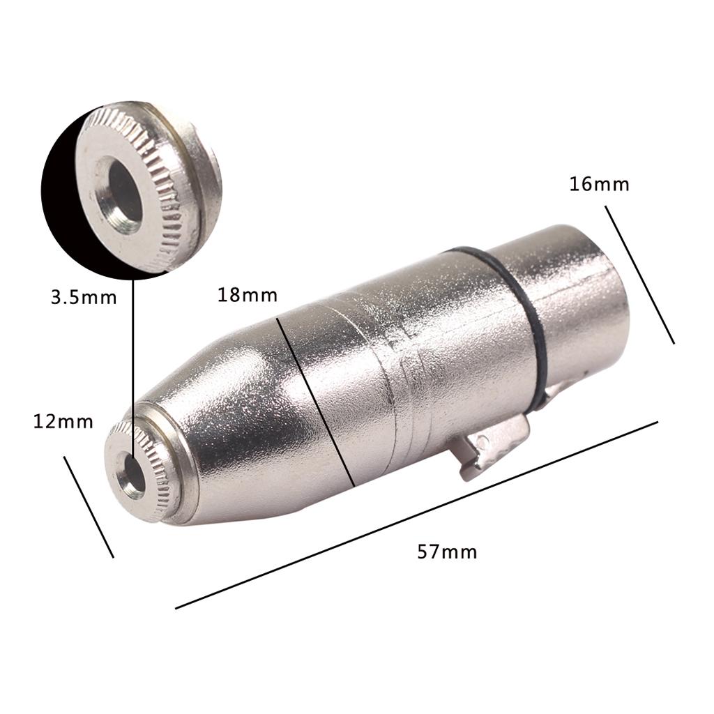 Alloy MINI XLR 3-Pin Female to XLR 3-Pin Female Converter SA533