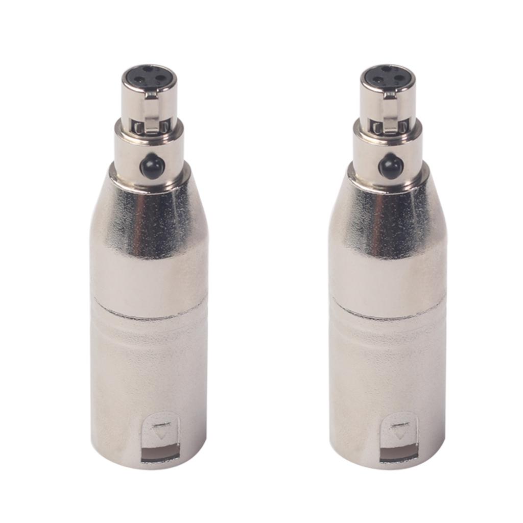 MINI XLR 3-Pin Female To XLR 3-Pin Male Converter SA518