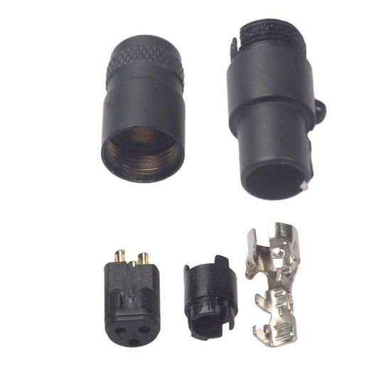 2pcs Mini XLR 3 Pin Plug Microphone DIY Audio Shielded Adapter Male/Female