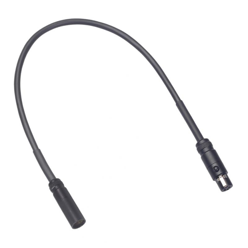1pc Mini XLR Male to Female Cable 3Pin Speakers Stereo Audio Transfer Cord 0.3m