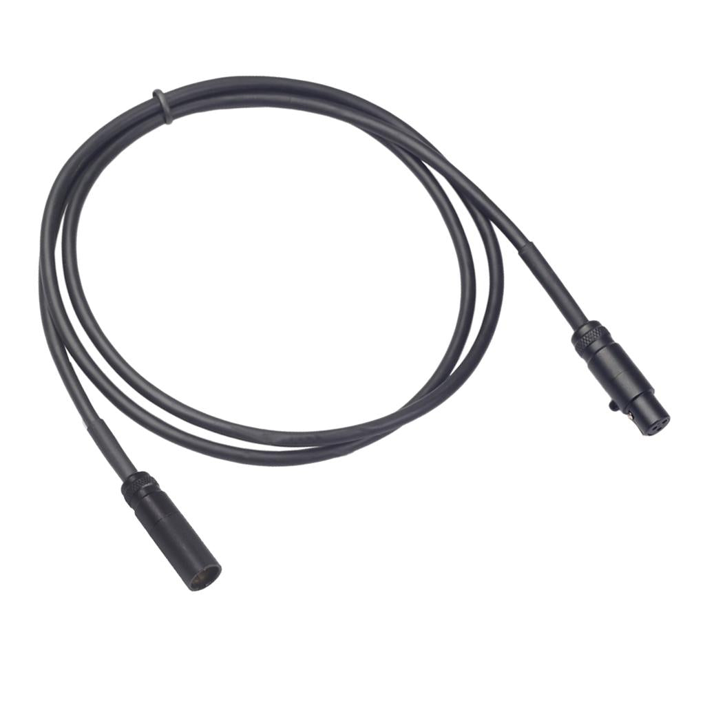1pc Mini XLR Male to Female Cable 3Pin Speakers Stereo Audio Transfer Cord 2m