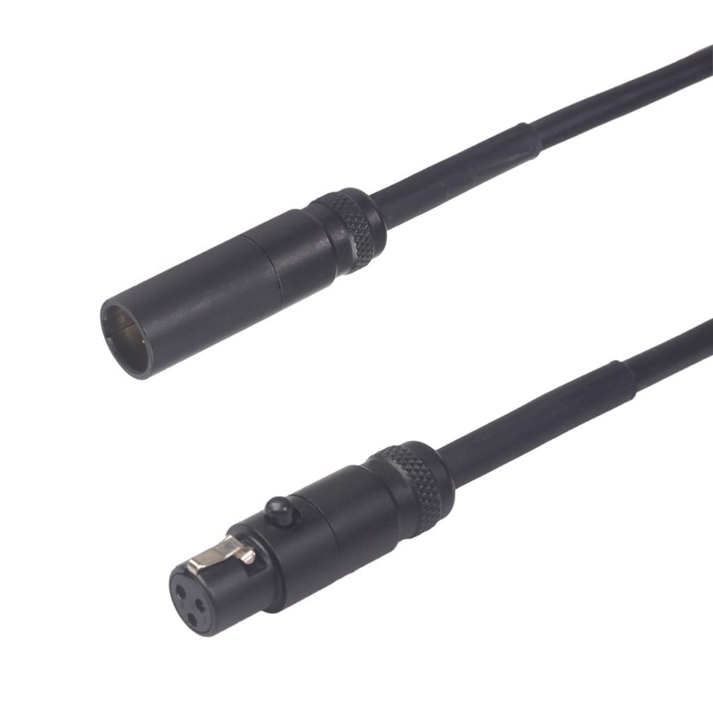 1pc Mini XLR Male to Female Cable 3Pin Speakers Stereo Audio Transfer Cord 2m