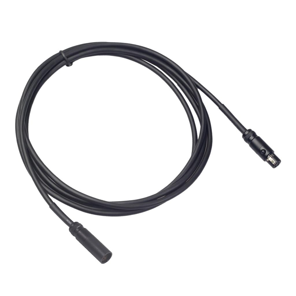 1pc Mini XLR Male to Female Cable 3Pin Speakers Stereo Audio Transfer Cord 3m