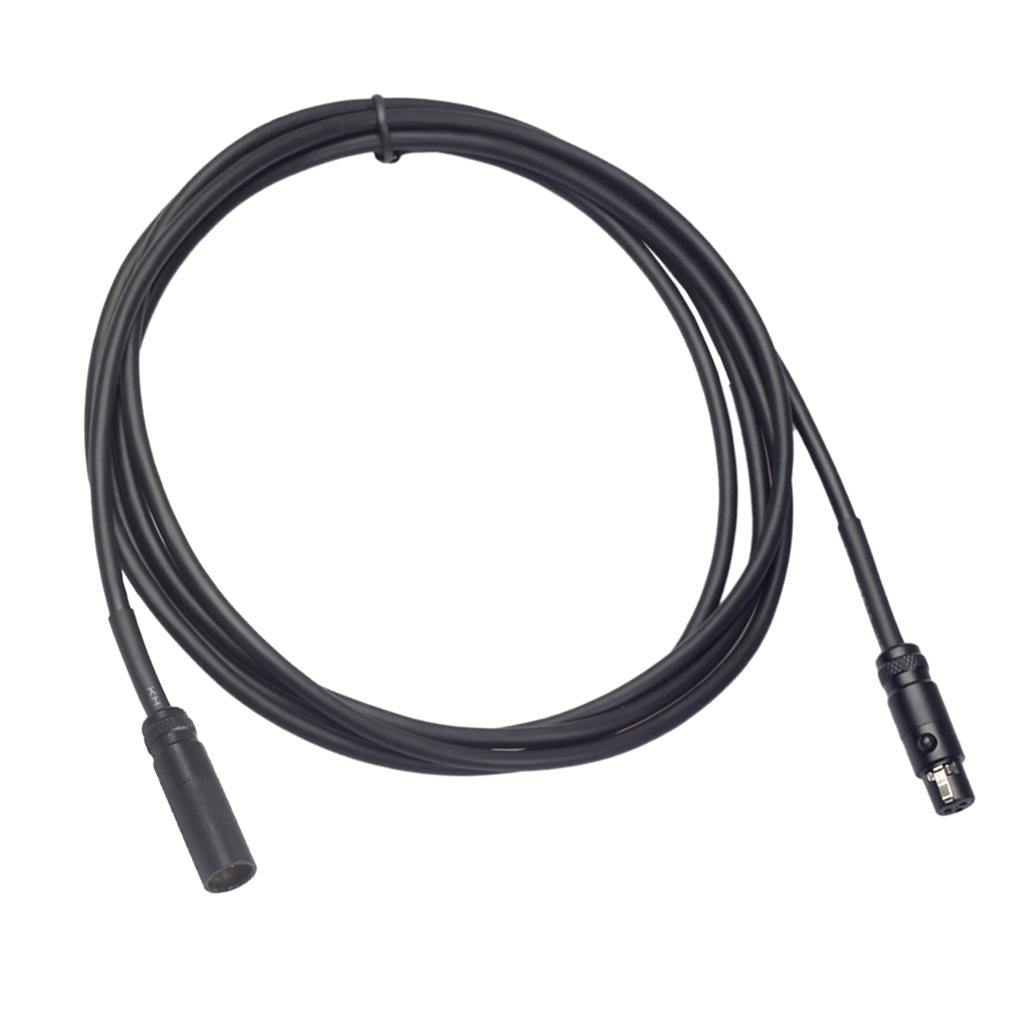 1pc Mini XLR Male to Female Cable 3Pin Speakers Stereo Audio Transfer Cord 3m
