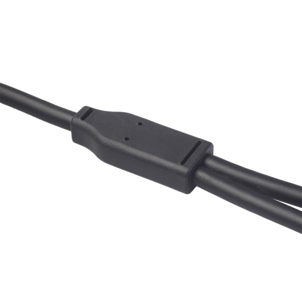 3.5mm Female to 2RCA  Dual Male Connector Audio Cable 40cm