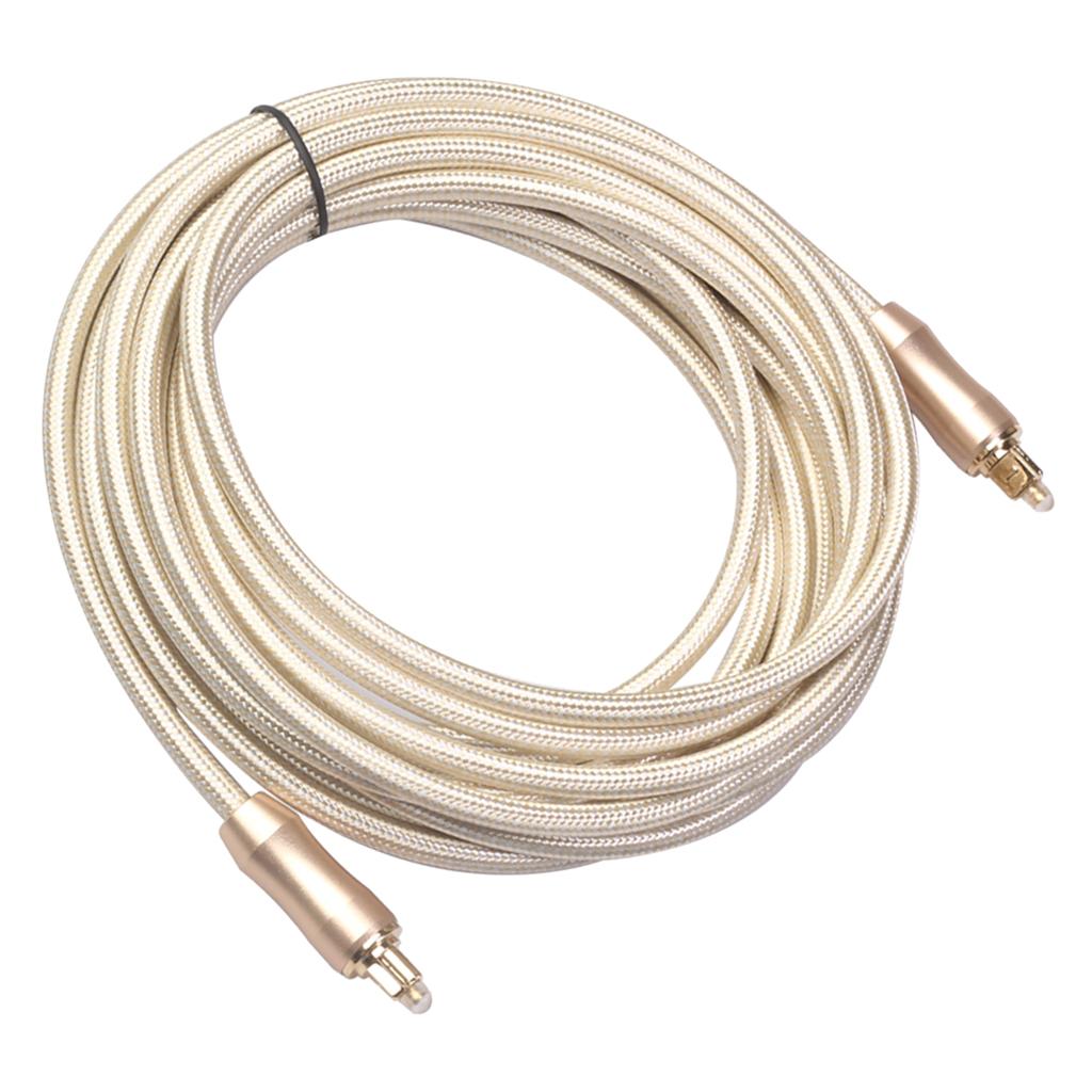 SPDIF Toslink FIBER Patch Cable Male Audio Cable for Musical Instrument 5m
