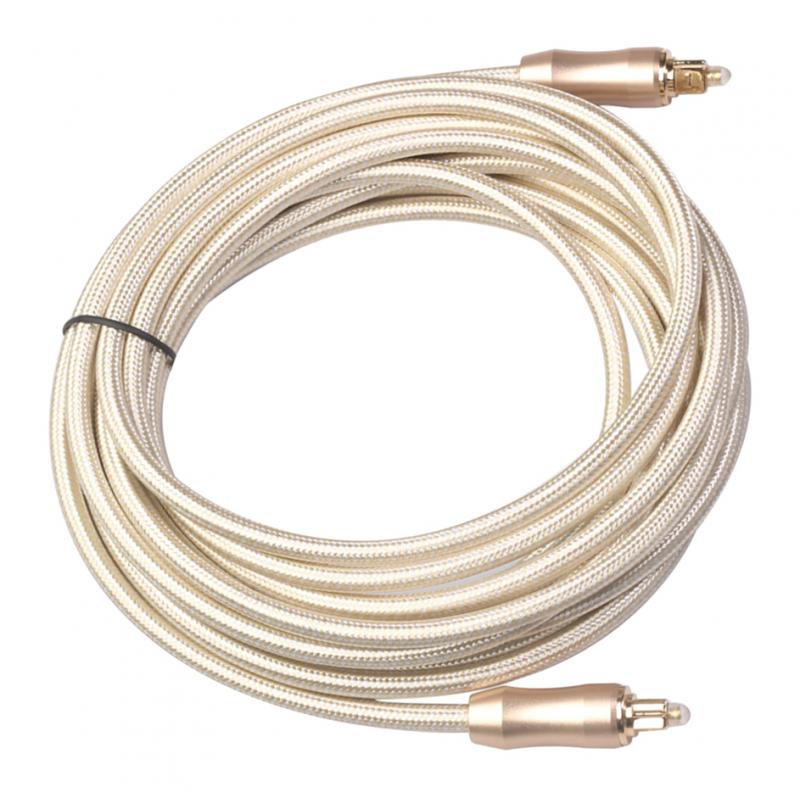 SPDIF Toslink FIBER Patch Cable Male Audio Cable for Musical Instrument 5m
