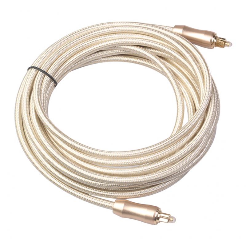 SPDIF Toslink FIBER Patch Cable Male Audio Cable for Musical Instrument 5m