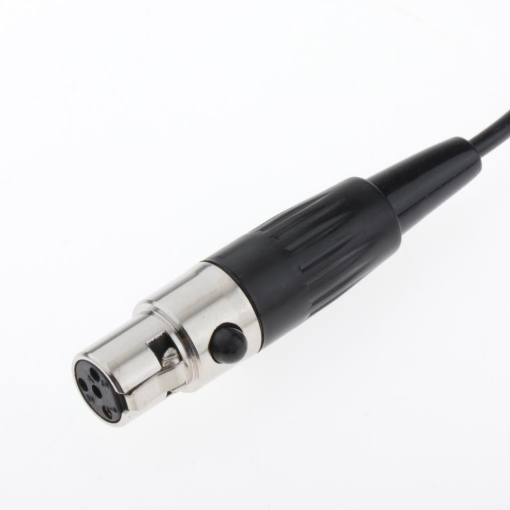 XLR 4 Pin Microphone Headset for Speakers Bodypack Transmitter