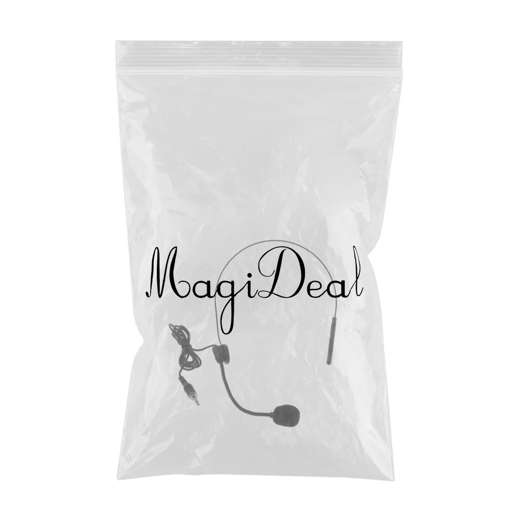 Wireless Microphone Headset 1/8" (3.5mm) for Speakers Bodypack Transmitter