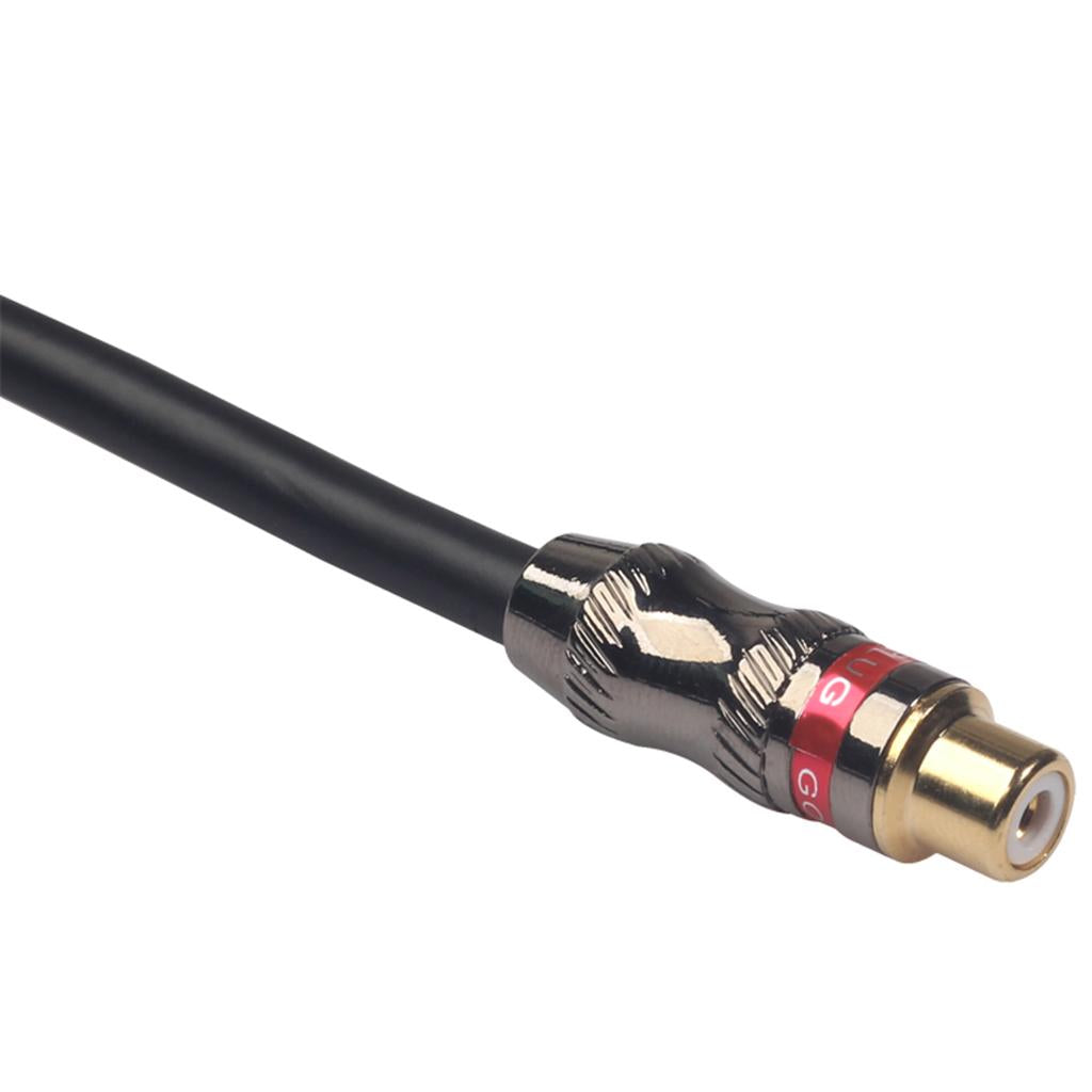 3.5mm to 2RCA Audio Stereo Cable Audio Connector for Amplifier Sound Box Mic