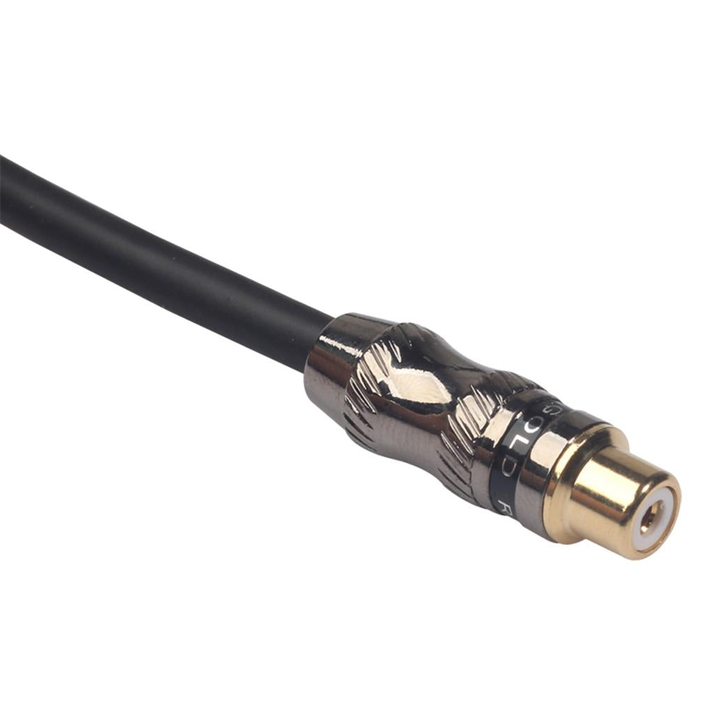 3.5mm to 2RCA Audio Stereo Cable Audio Connector for Amplifier Sound Box Mic