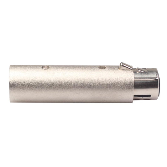 Zinc Alloy 3 Pin Male to 5 Pin XLR Female Audio Adapter Connector