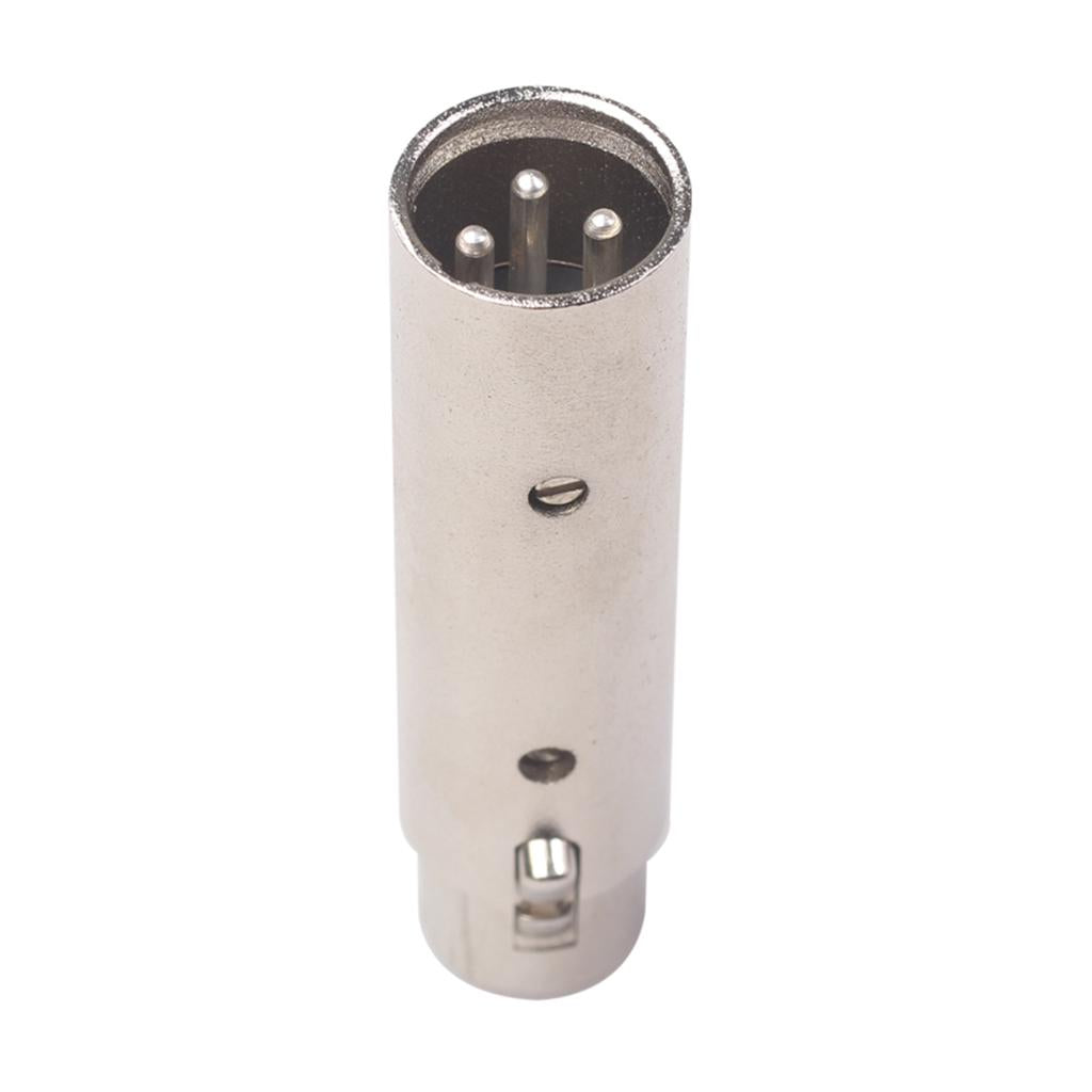 Zinc Alloy 3 Pin Male to 5 Pin XLR Female Audio Adapter Connector