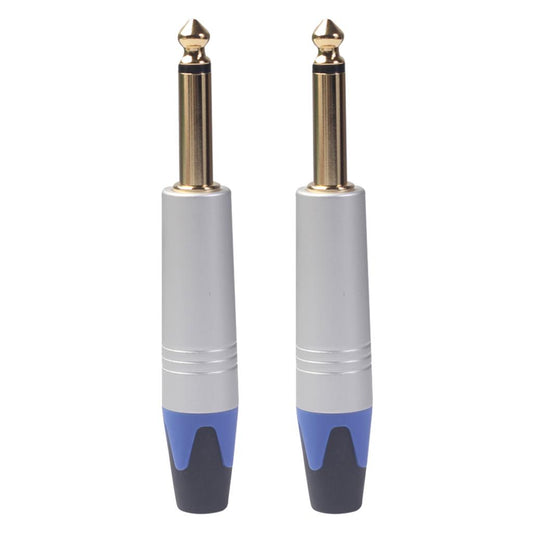 6.35mm Mono Jack Plug DIY Audio Soldering for Microphone Guitar Adapter